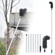 Gutter Cleaning Brush Roofing Tool with Extendable Pole Guard Cleaner Tool FZ