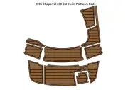 2005 Chaparral 230 SSI Swim Platform Step Boat EVA Foam Teak Deck Floor Pad Mat