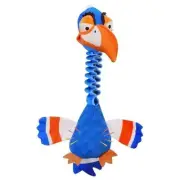 Squeaky Dog Toys for Large Dogs, Tough Tug of War Puppy Toy, Cute Toucan Blue