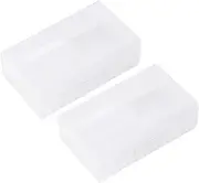 KOSDFOGE 2PCS Battery Box, Battery Storage Case, 2 20700/21700 Battery Box Container NonWaterproof Battery Storage Box