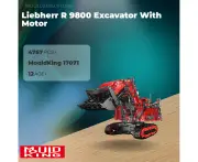 MOULD KING 17071 Liebherr R 9800 Excavator With Motor with 4767 Pieces