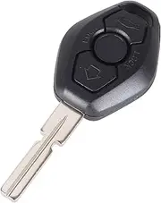 FLJKCT Car Key Shell Remote Car Key Shell Case Cover 3 Button,for BMW 3 5 7 Series Z3 Z4 X3 X5 M5 325i E38 E39 E46