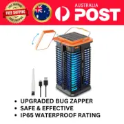 Solar Bug Zapper with LED Light, Waterproof Powered Mosquito Zapper Outdoor, AUS