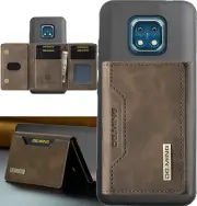 For Nokia XR 20 Case 2 in1 Detachable Magnetic TPU+Wallet Credit Card Slot