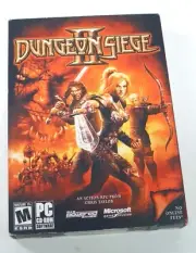 Dungeon Siege 2 II PC CD-Rom Software Microsoft Game Original - New Sealed Case