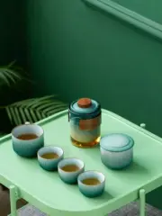 Ceramic Teapot Tea Cup Portable Travel Tea Set