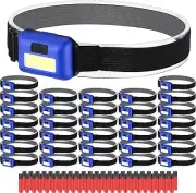 32 Pack LED Headlamp Flashlights for Adults and Kids, Head Lights LED 3 Modes