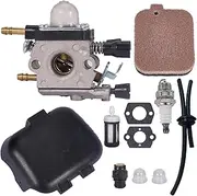 BG55 Carburetor 4229-120-0606 for Stihl BG45 BG46 BG55 BG65 BG85 SH55 SH85 BG55C BG55Z BG65DZ BG85C BG85DZ Leaf Blower Replaces Parts Zama C1Q-S68 C1Q-S68G with Air Filter Cover Tune Up Kit