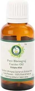 R V Essential Pure Bhringraj Oil 15ml (0.507oz)- Eclipta Alba (100% Pure and Natural Rare Herb Series)