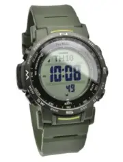 Casio PRO TREK Digital Compass Altimeter Barometer Radio-Controlled Unisex Watch