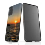 For Samsung Galaxy S20+ Plus Case Armour Cover, Sailing Sunset