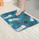 【怪獸居家生活】台灣製 10秒頂吸 軟式珪藻土吸水地墊 懶懶貓世界(60x40cm)