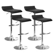 Artiss 4x Bar Stools Adjustable Gas Lift Chairs Bl