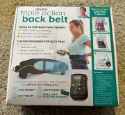 Dr Ho's Triple Action Back Belt Lumbar Support Dual Compression TENS EMS Massage
