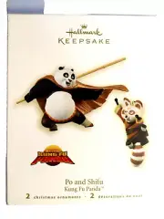 KUNG FU PANDA.PO and SHIFU, Yr 2008 Hallmark Keepsake