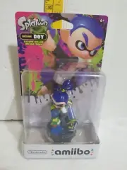 Nintendo Amiibo Figure Inkling Boy Splatoon For Wii U 2015 NEW