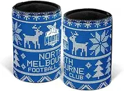 North Melbourne Kangaroos AFL Footy Christmas Ugly Can Cooler