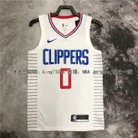 在飛比找蝦皮購物優惠-NBA 球衣 快艇 隊 Clippers 0 號 Russe