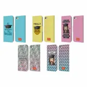 OFFICIAL emoji® GRADUATION LEATHER BOOK WALLET CASE FOR APPLE iPOD TOUCH MP3