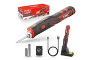 TOPEX 4V Max Cordless Soldering Iron with Rechargeable Lithium-Ion Battery