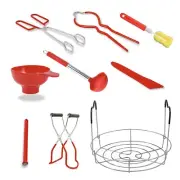 Canning Kit - Canning Supplies 9-Piece丨304 Stainless Steel RackFunnelJar Lift...