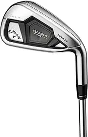 Callaway Golf Rogue ST MAX OS Individual Iron (Left Hand, Steel Shaft, Regular Flex, Sand Wedge)