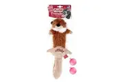 GIGWI PLUSH FRIENDZ SQUIRREL SKIN MEDIUM