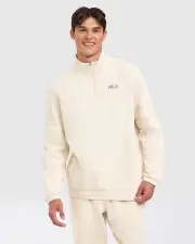 Men's Lyle Qtr Zip - WHITECAP GREY - WHITECAP GREY