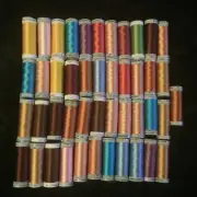 LOT 45 Sulky Gutermann Embroidery Thread Spools Mixed Colors Lot 4