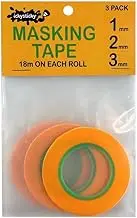 Ickysticky 32009 Masking Tape Set Easy- Tear Painter Tape Car Painter Tape Automotive Painters Tape Labeling Tape Car Paint Spray Easy-Tear Painter