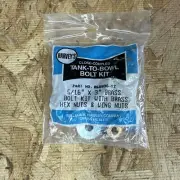Harvey 5/16” X 3” Brass Bolt Kit With Brass Hex Nuts & Wing Nuts 068036-12