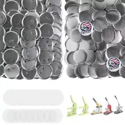 400 PCS Button Maker Supplies 75mm / 2.95 inch Button Supplies Button Parts A...