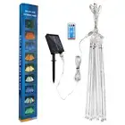 10PCS SET 50CM Meteor Shower Light Star Falling Rain Drop LED String Lamp Decor