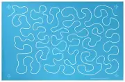 - Stipple - Edge to Edge Stencil Continuous Line Template for Free Motion Qui...