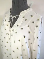 NEW Cath Kidston Bumble Bee Dobby Shift Dress Women's Size USA 12, UK 16 $98 USD