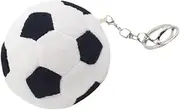 STOBOK Sports Ball Keychain Stuffed Plush Soccer Keychain Backpack Keychain Football Keychain Sports Ball Key Ring Fluffy Soccer Keychain Key Chains for Teens Stuffed Keychain Plush