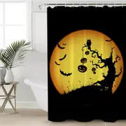 Scary Halloween Shower Curtain