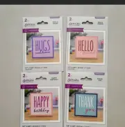 Crafters Companion Everyday Sentiment.Dies Set Of 4 Sentiment New