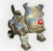 5.25" WowWee Robotics Mini Wrex The Dawg is Posable, runs around on two wheels