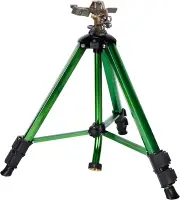 Impact Sprinkler Head on Tripod Base360 Degree Large Area Irrigation Brass New