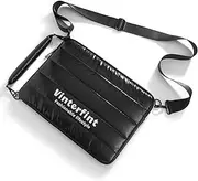 13 inch Laptop Sleeve Puffy Shoulder Bag for 13" Macbook Air M3/M2-2018, MacBook Pro 13, 13.4" XPS 13, 13" Latitude 5350/7320/7350, 13" ThinkPad X13/L13 Gen 5, 13.8" Surface Laptop, Black