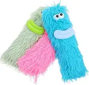 POPETPOP 3pcs Interactive Plush for Cats and Dogs Durable Chew Resistant and Fun and Engaging Teething Play for Puppies and Kittens