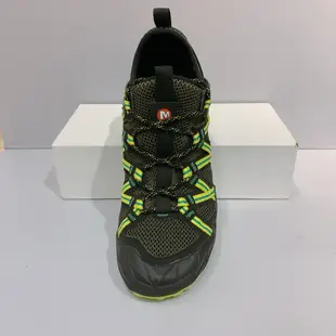 MERRELL Choprock 男生 黑螢光綠色 水陸兩用 快速排水 耐磨 黃金大底 戶外登山 兩棲鞋 ML48695