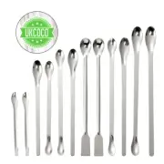 Stainless Steel Ladle Micro Spatula Set Stainless Steel Spoons
