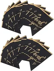 OATIPHO 100pcs Elegant Thank You Tags for Premium Decorative Present Labels for Birthdays Weddings and Celebrations Easy to Use with Prepunched Sophisticated Craft Tags