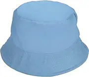 [Sibba] Bucket Hat Summer Fisherman Sunshade Caps Unisex Packable Hats for Women Men Holidays Hiking Camping Shopping 56-58cm Plain Colors
