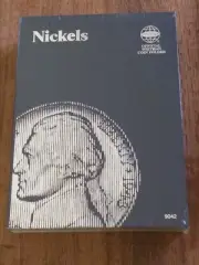 6 Pack Whitman Nickels Plain No Dates Folder #9042