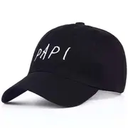 Embroidered Papi Baseball Cap Adjustable Sun Hat For Spring / Autumn
