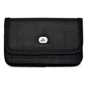 Black Horizontal Heavy Duty Rugged Case Pouch For BLU Vivo XL2