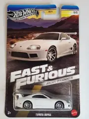 Hot Wheels Toyota Supra Fast & Furious Brian O'Conner #5/5 White